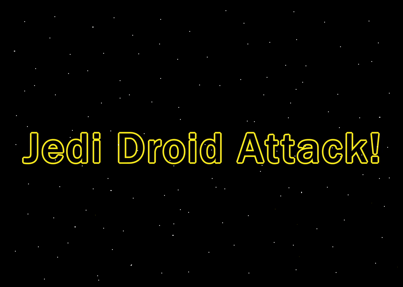 Jedi Droid Attack Image